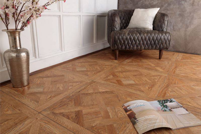 Замковая ПВХ плитка "Aquafloor" AF7004VS (600*600*7 мм) — купить в Комсомольске-на-Амуре