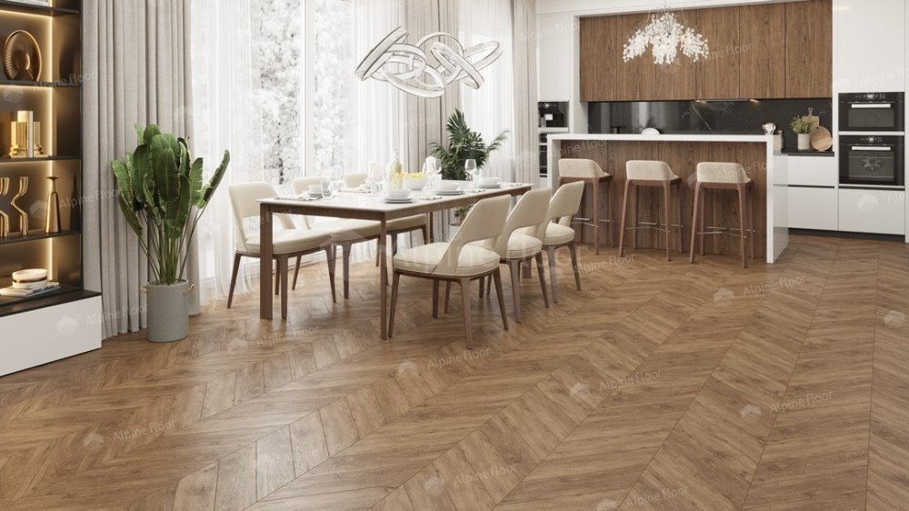 LVT плитка "Alpine Floor" Гевуина (555*127*2,5 мм) — купить в Комсомольске-на-Амуре