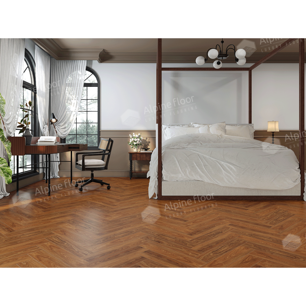 SPC ламинат "Alpine Floor" Орех Нойер (600*125*4 мм) — купить в Комсомольске-на-Амуре
