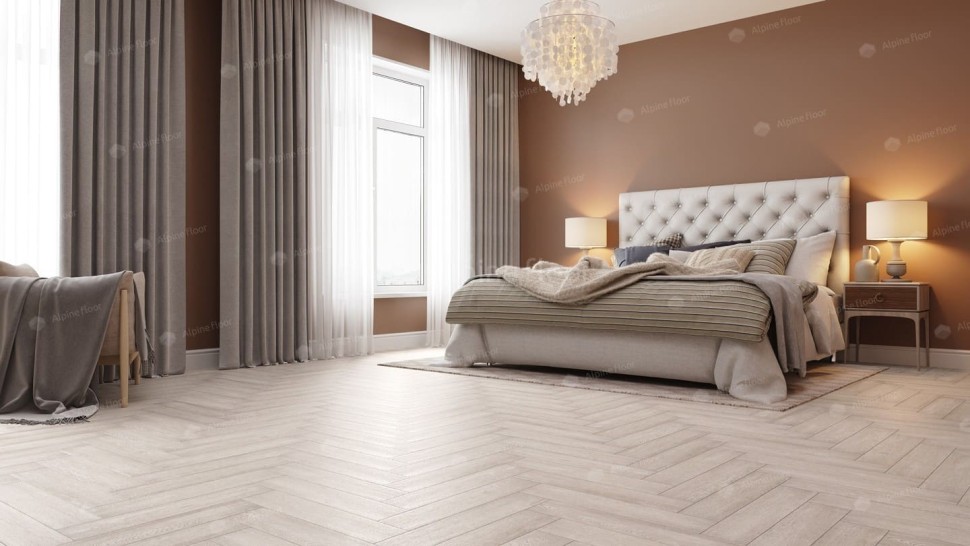 Виниловая плитка "Alpine Floor" Parquet LVT Голубой Лес (590*118*2,5 мм) — купить в Комсомольске-на-Амуре