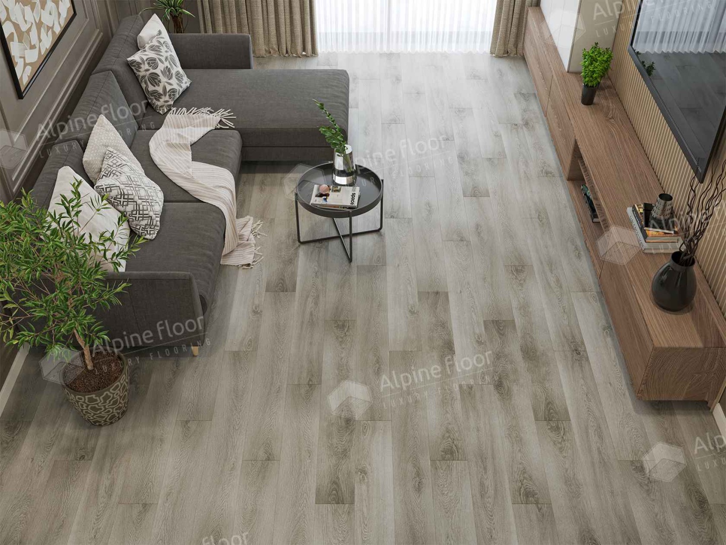 Кварцвиниловая плитка LVT "Alpine Floor" Негара (1219,2*184,15*2,5 мм) — купить в Комсомольске-на-Амуре