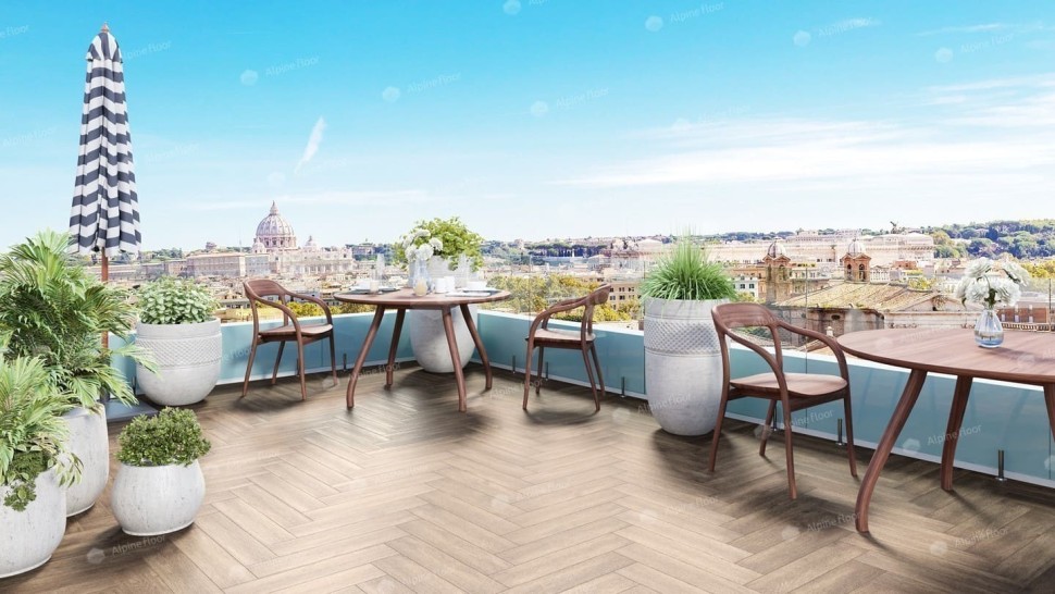 Виниловая плитка "Alpine Floor" Parquet LVT Макадамия (590*118*2,5 мм) — купить в Комсомольске-на-Амуре