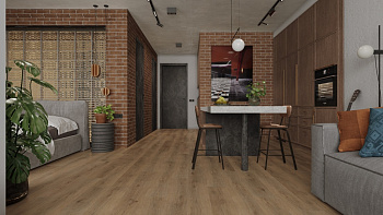 Кварцвиниловая плитка LVT "Alpine Floor" Дуб Рейсдал (1219*184*2 мм) — фото и характеристики